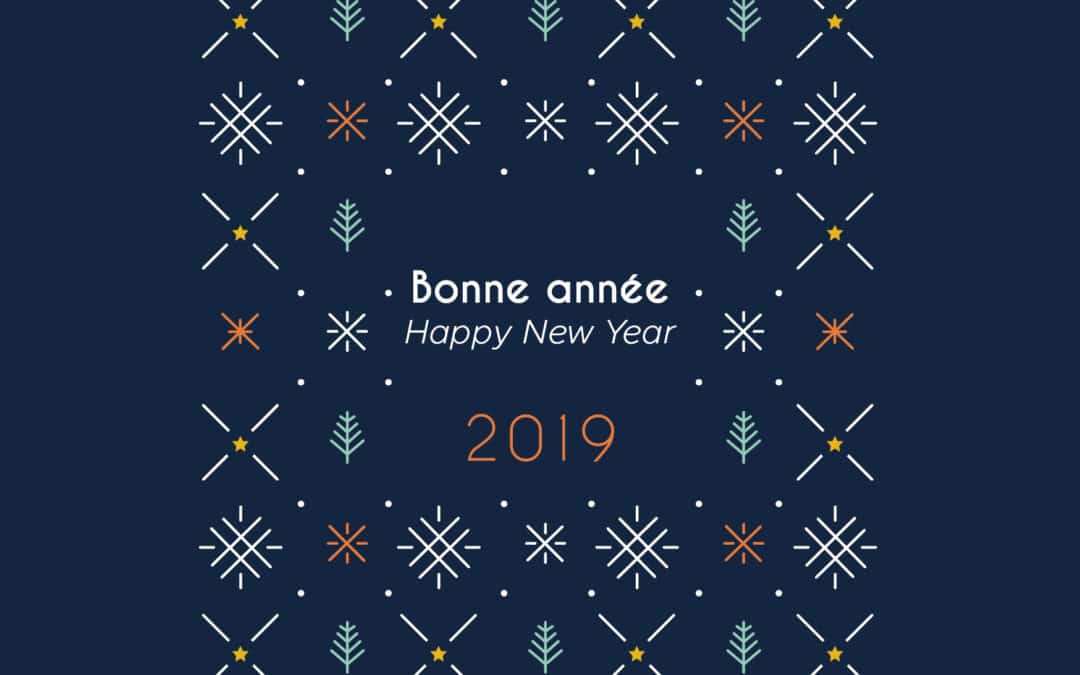 Les équipes de TLV vous souhaitent une très bonne année 2019 !