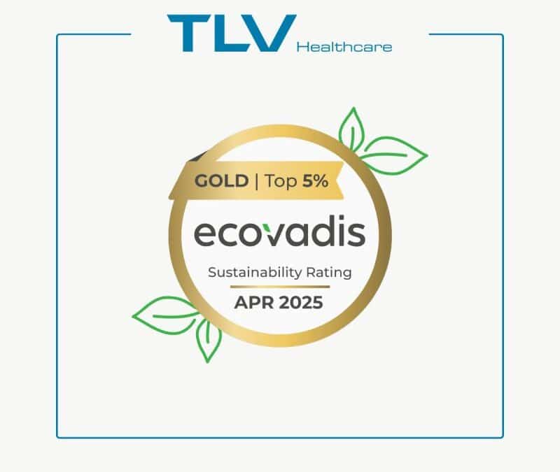 🏅 TLV Healthcare obtient la médaille d’OR EcoVadis avec un score de 79/100 !